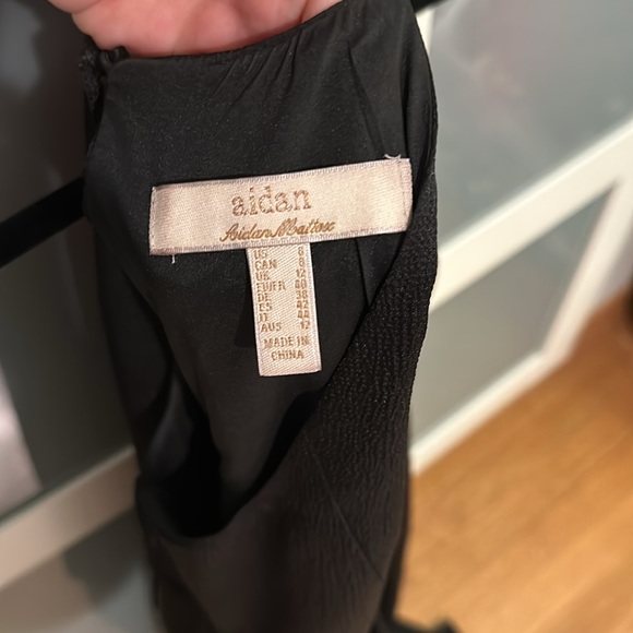 Aidan Aidan Mattox Black High Low dress - Picture 10 of 16